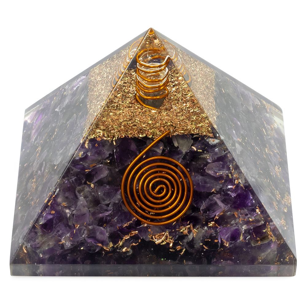 Amethyst Orgonite Pyramid