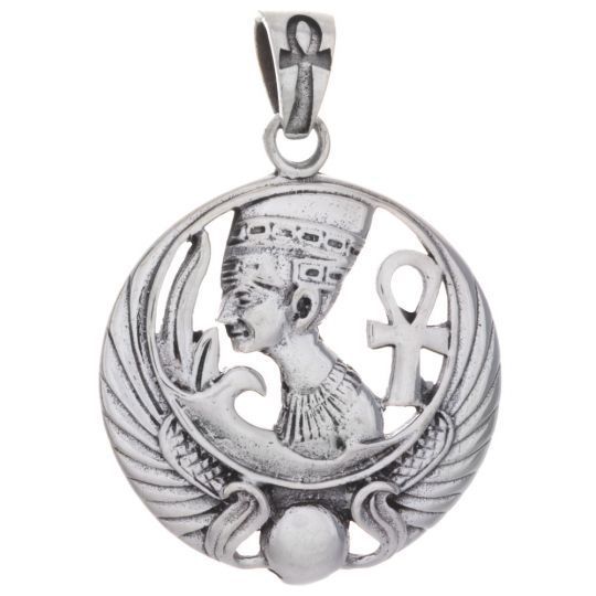 Sterling Silver Nefertiti - Pendant