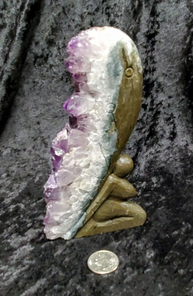 Amethyst Carved Fairy A