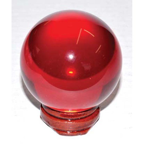 Red Crystal Ball 80mm