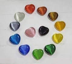 Cats Eye Flat Heart (45mm)