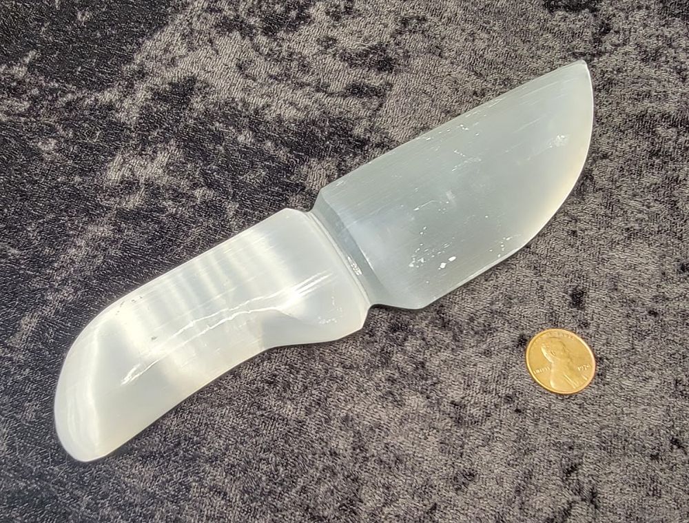 Selenite Knife