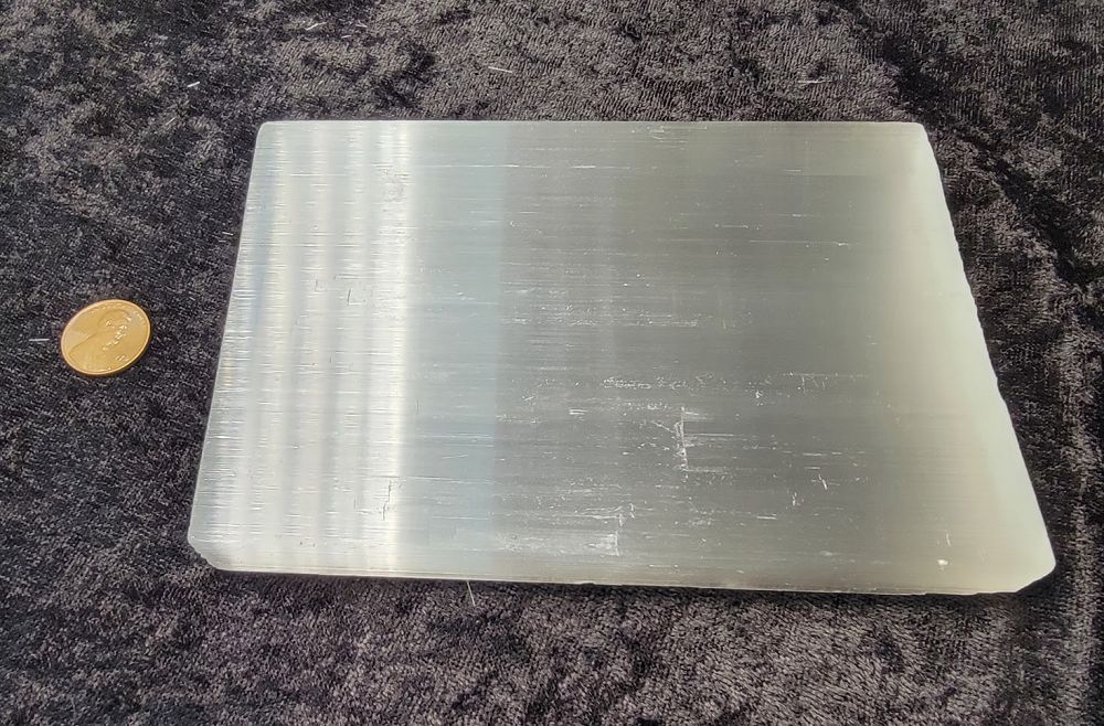 Selenite Plate - Natural