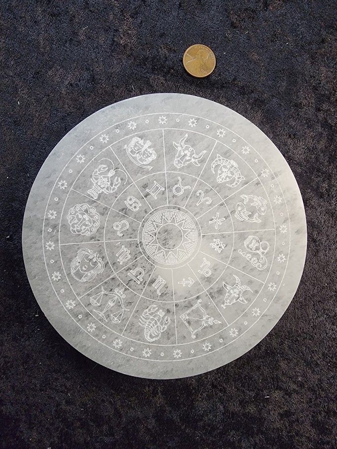 Selenite Round - Astrology