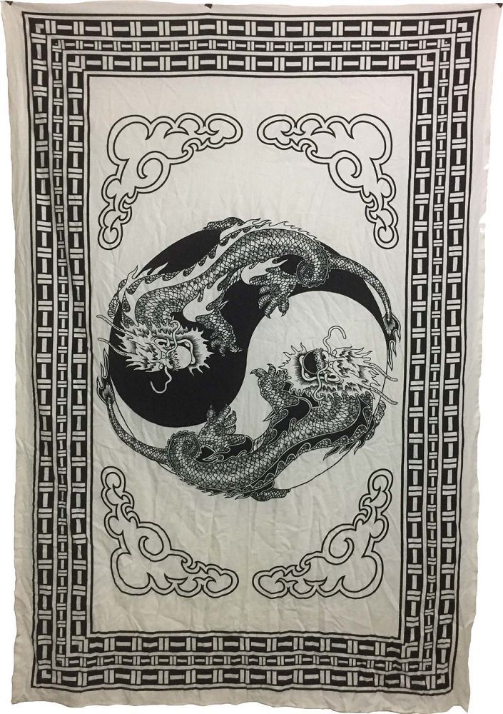 Two Dragons Tapestry