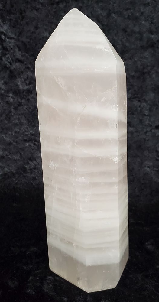 Girasol Rose Quartz Obelisk (8.5")
