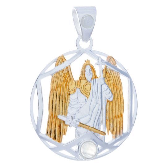 Sterling Silver Archangel Melchizedek - Pendant