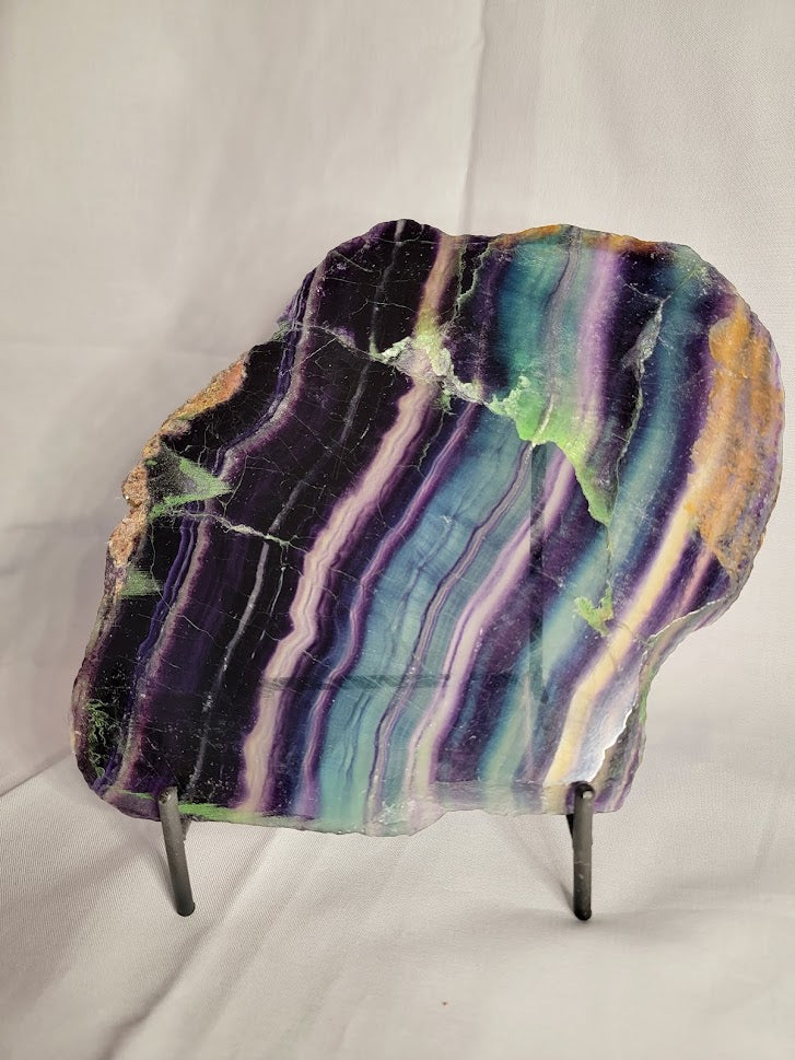Fluorite AA Polished Slice - X-Large