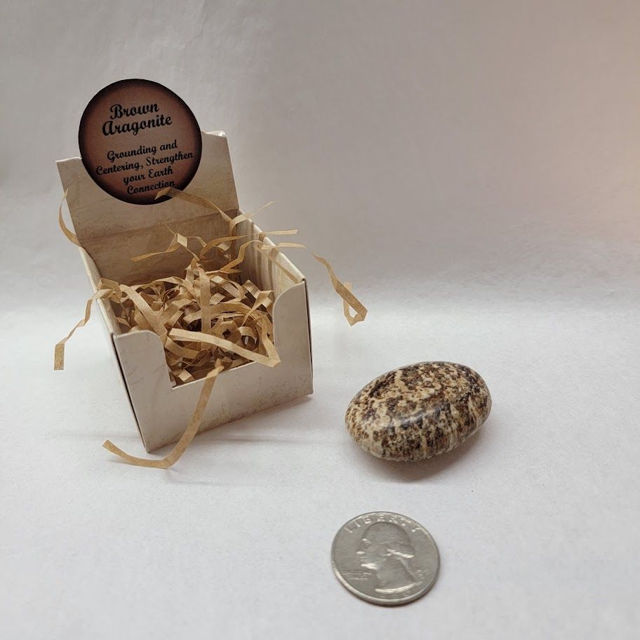 Aragonite Sphere Gift Box