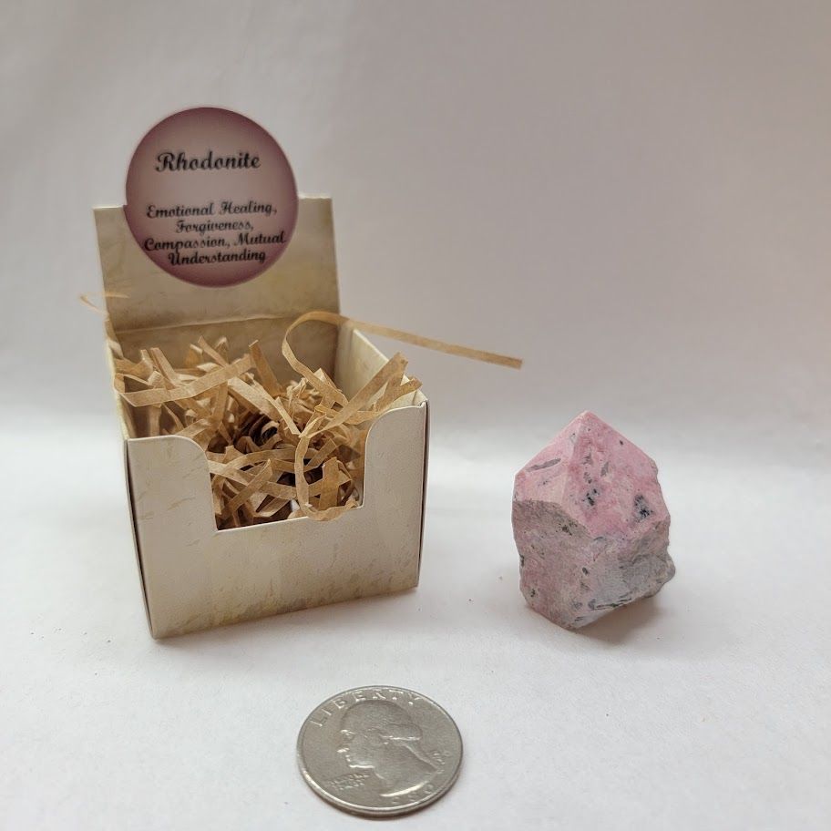 Rhodonite Pyramid Gift Box