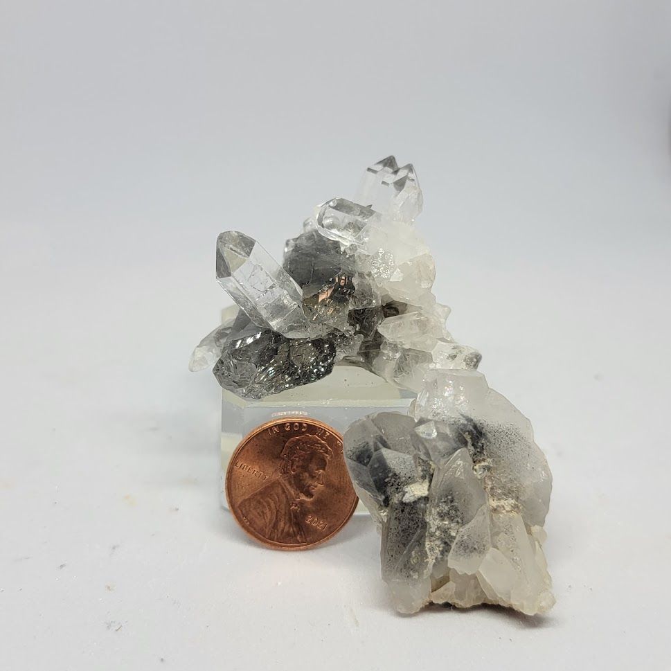 Blue Phantom Quartz Cluster Sm