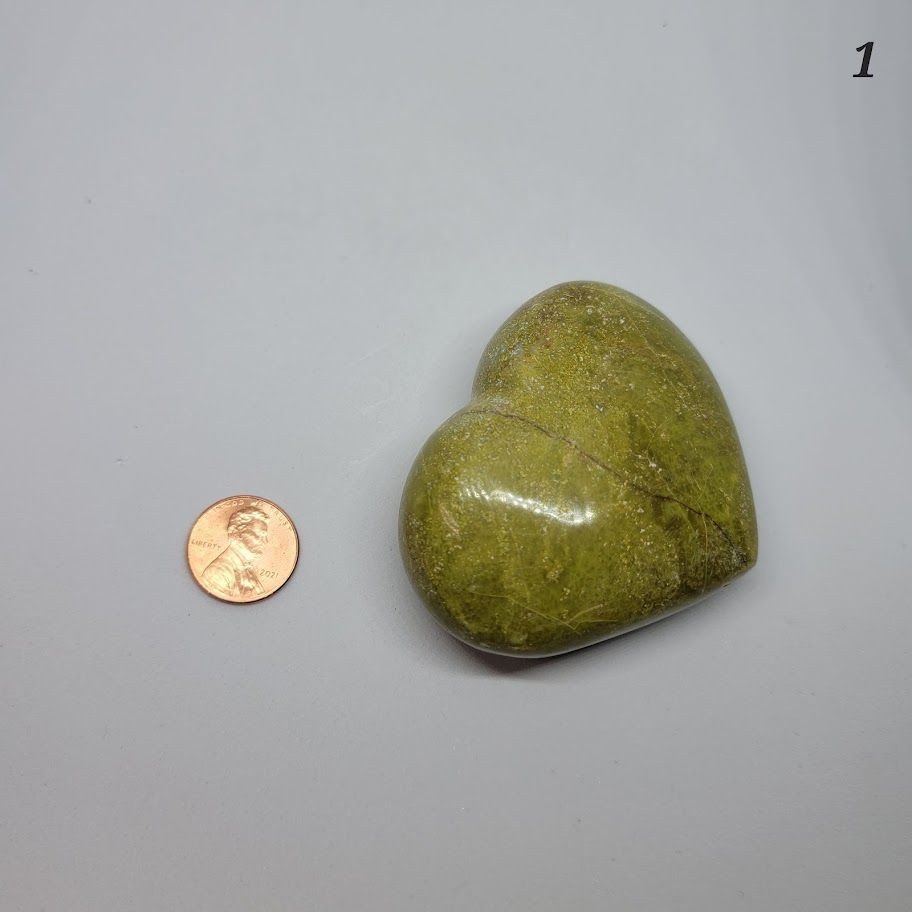 Green Opal Heart 127g