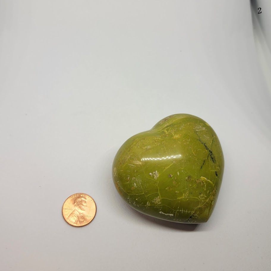 Green Opal Heart 148g
