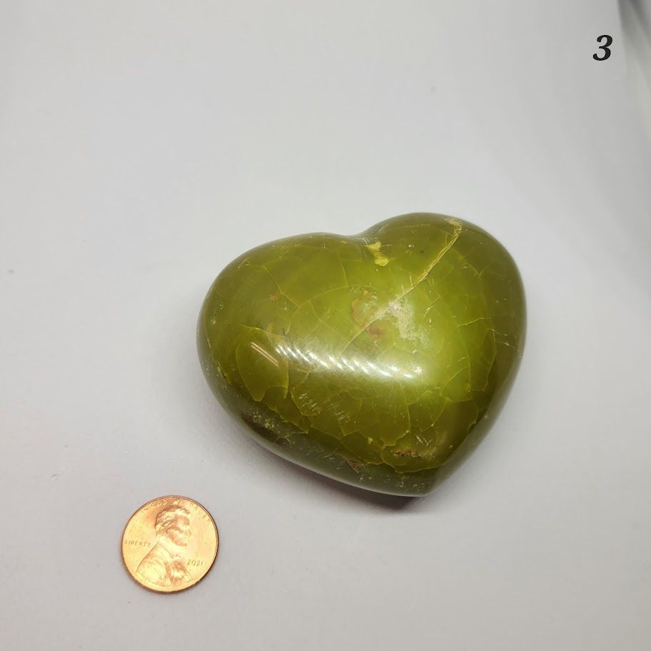 Green Opal Heart 161g