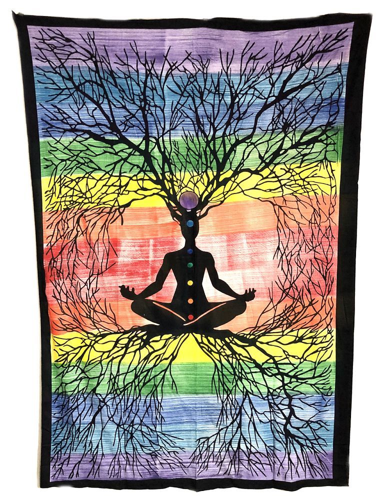 7 Chakra Roots Tapestry