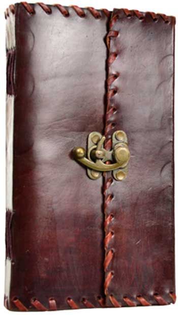 1842 Poetry Leather Book