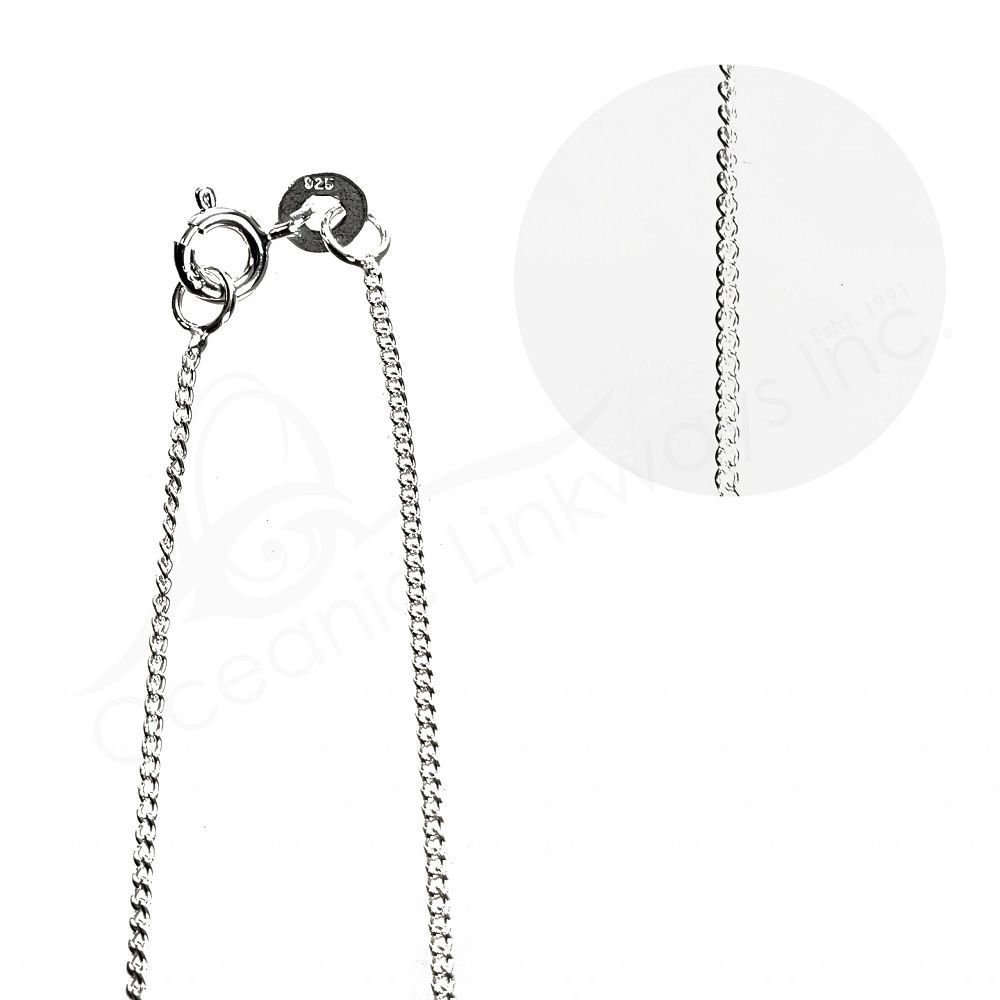 Sterling Silver - Chain Curb 20