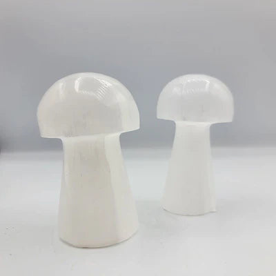 Gemstone Mushroom Carving (2" - 2.5")