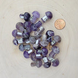 Gemstone Mushroom Carving - 0.5 Inch