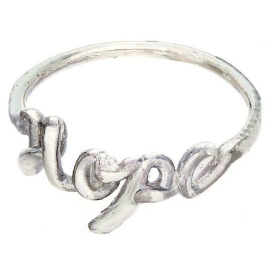 "Hope" Sterling Silver Ring