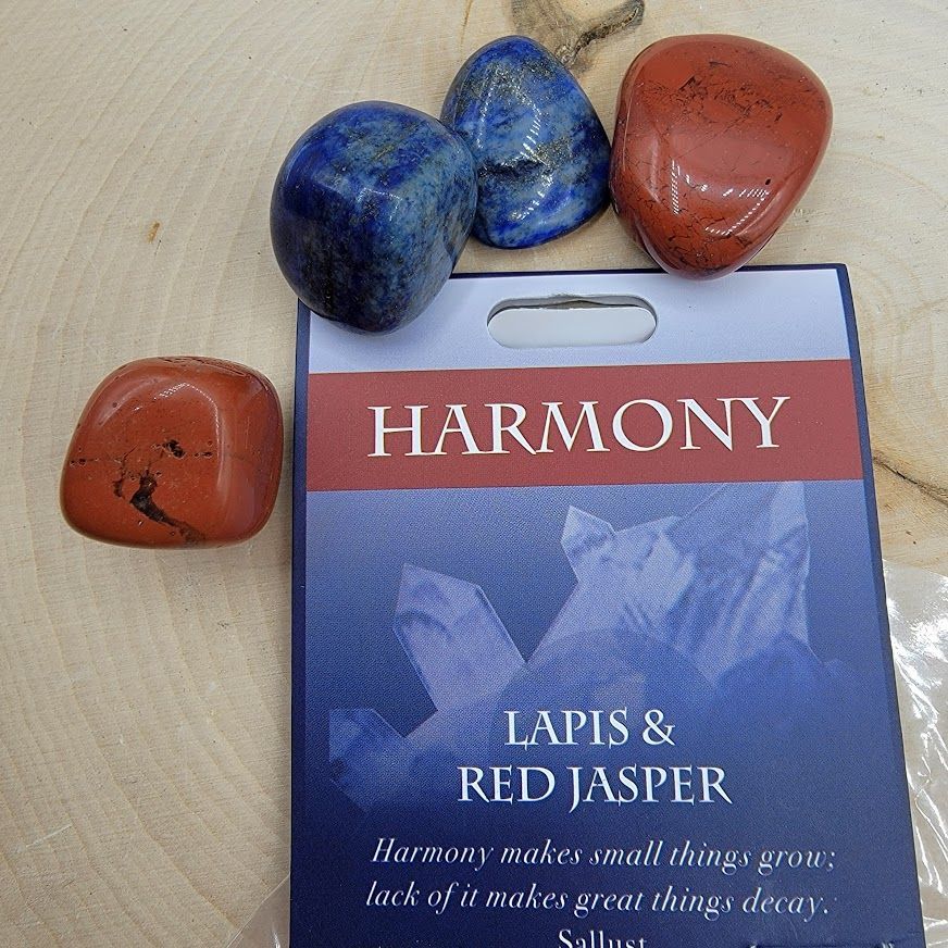 Harmony - Lapis/Red Jasper