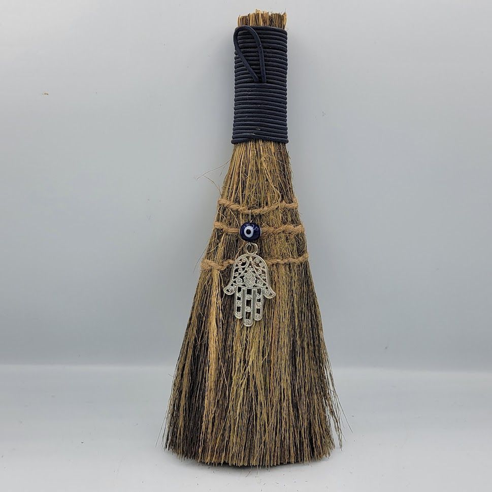 Witches Broom Blue Evil Eye