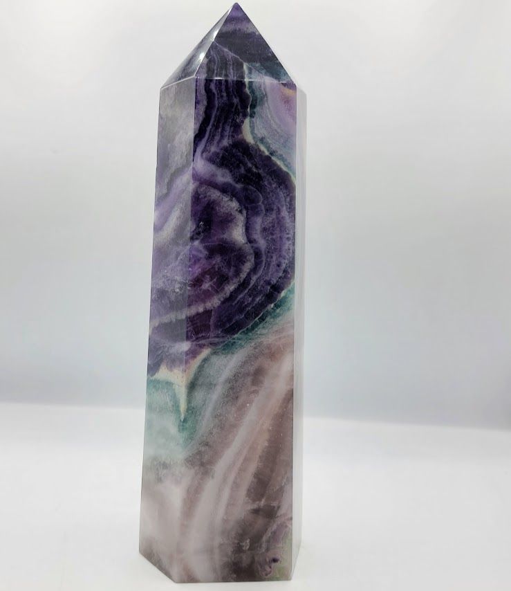 Fluorite Purple Obelisk XXL