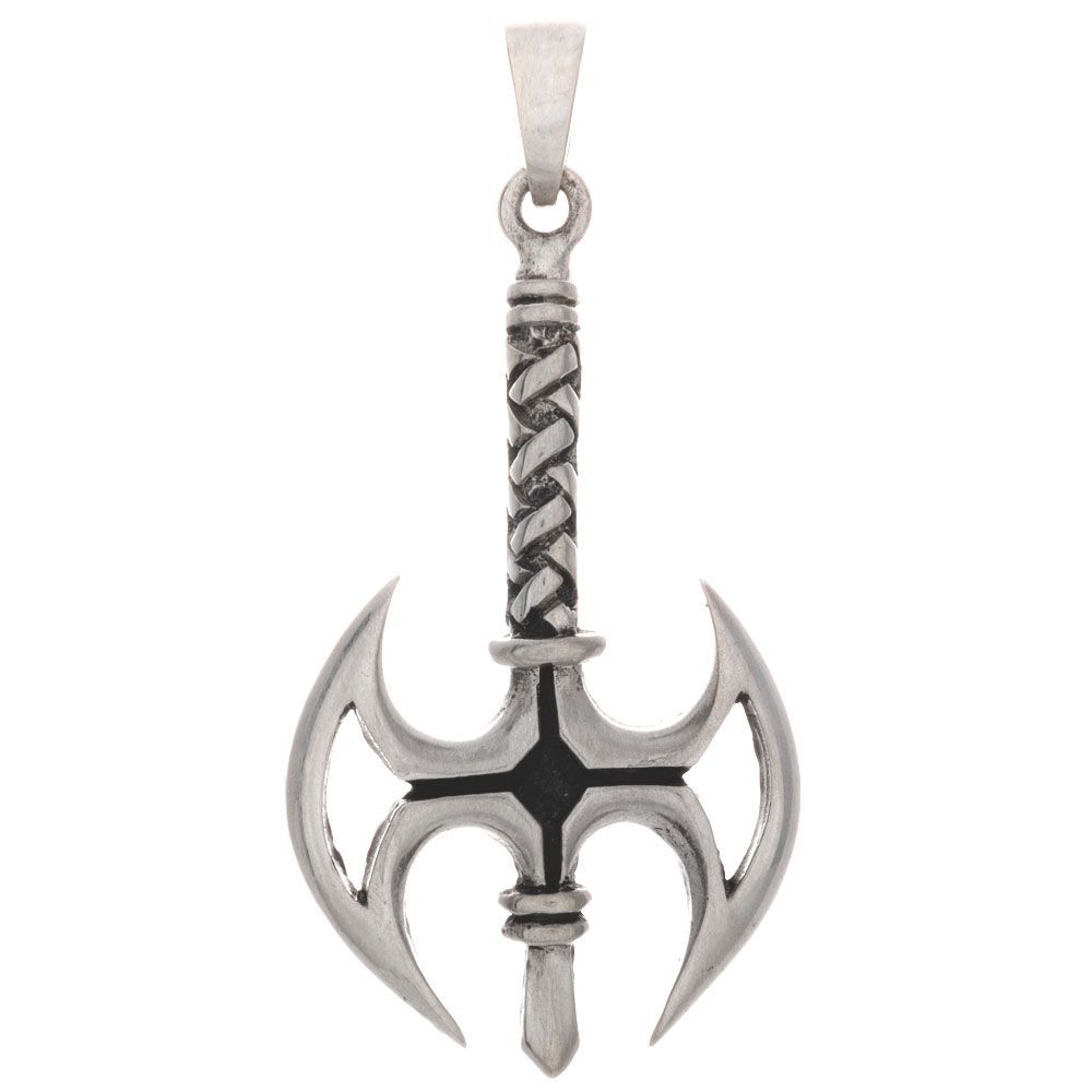 Sterling Silver Norse Axe - Pendant