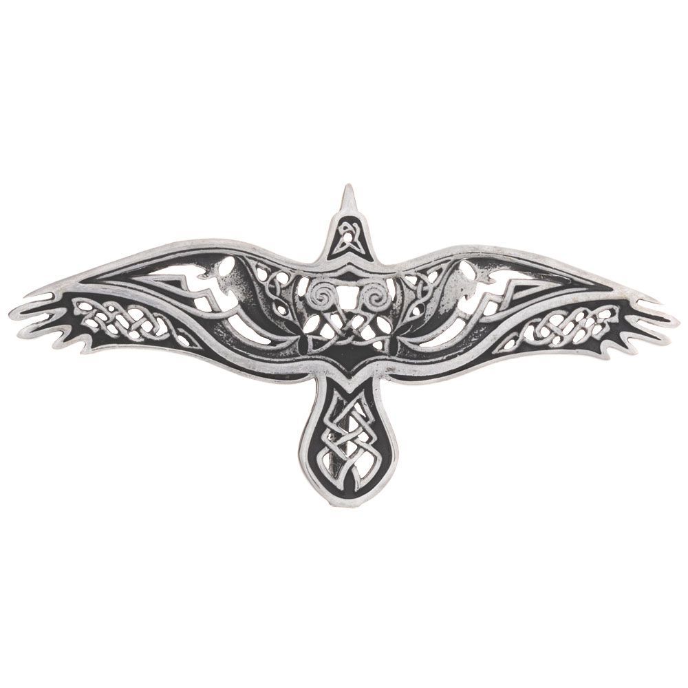 Sterling Silver Flying Raven - Pendant