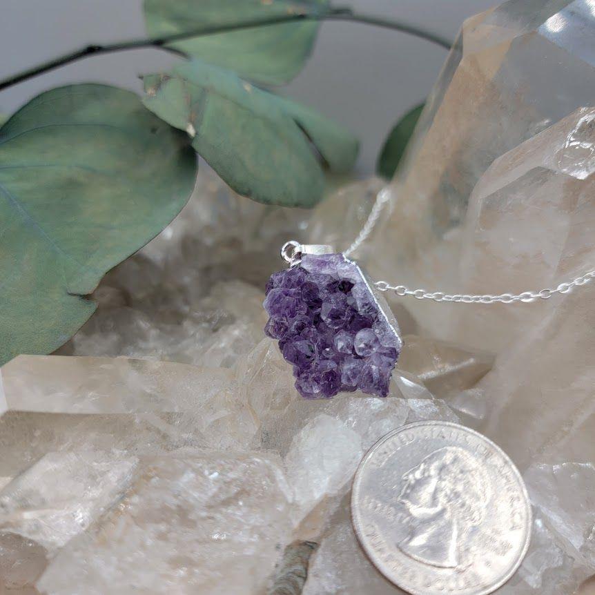 Small Amethyst ClusterNecklaceS