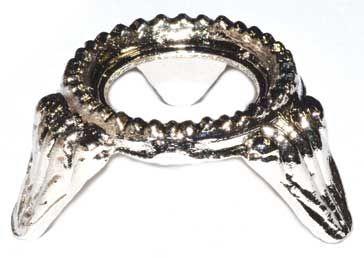 Silver Metal Plated Sphere Stan