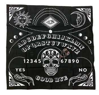 Ouija Black Mat (24")