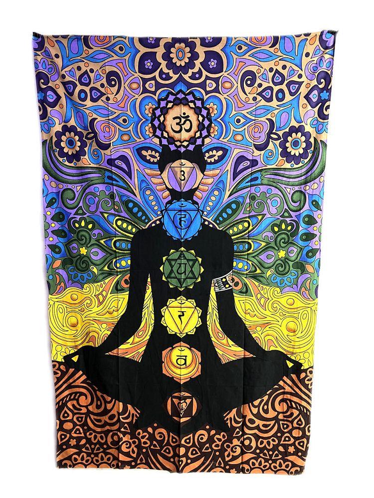 Indian 7 Chakra Multi-Color - Tapestry (60x90)