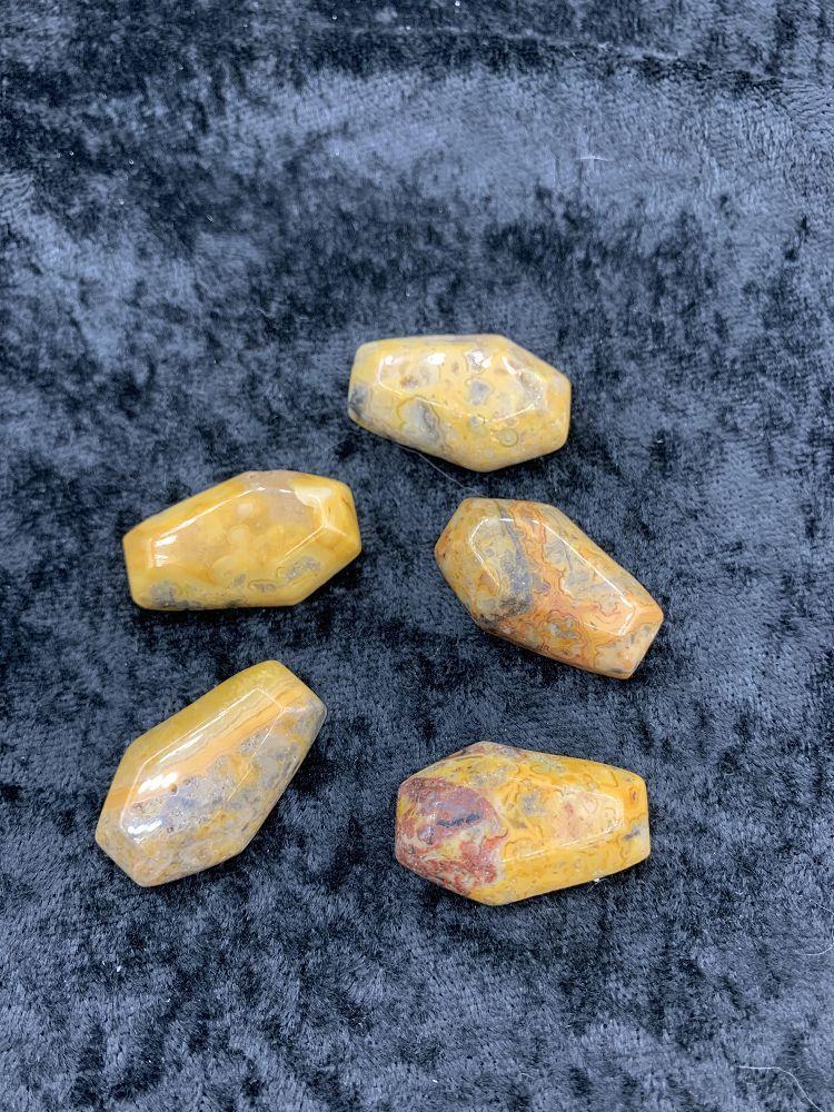 Crazy Lace Agate Coffin