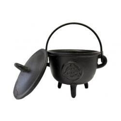 Triquetra - Cast Iron Cauldron (4.5")