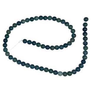 6mm Moss Agate Beads 6pk