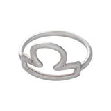 Sterling Silver Zodiac Sign Ring