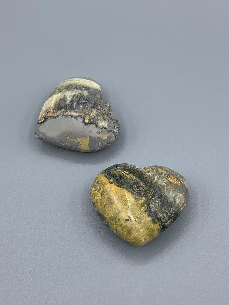 Bumble Bee Jasper Heart