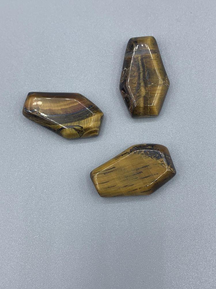 Tiger's Eye Gemstone Coffin