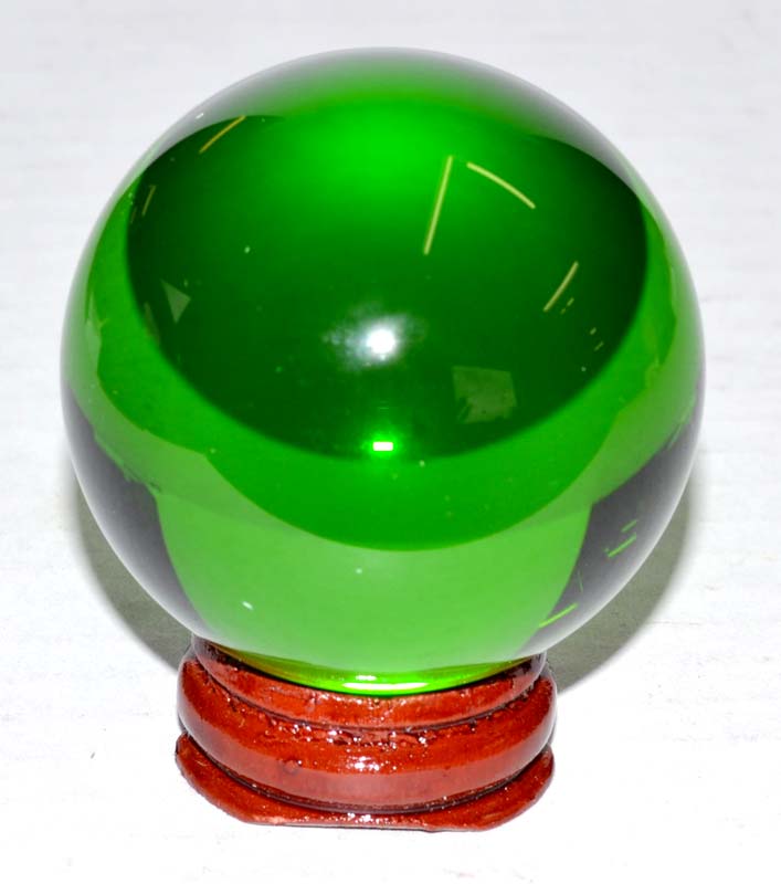 Green Gazing Ball