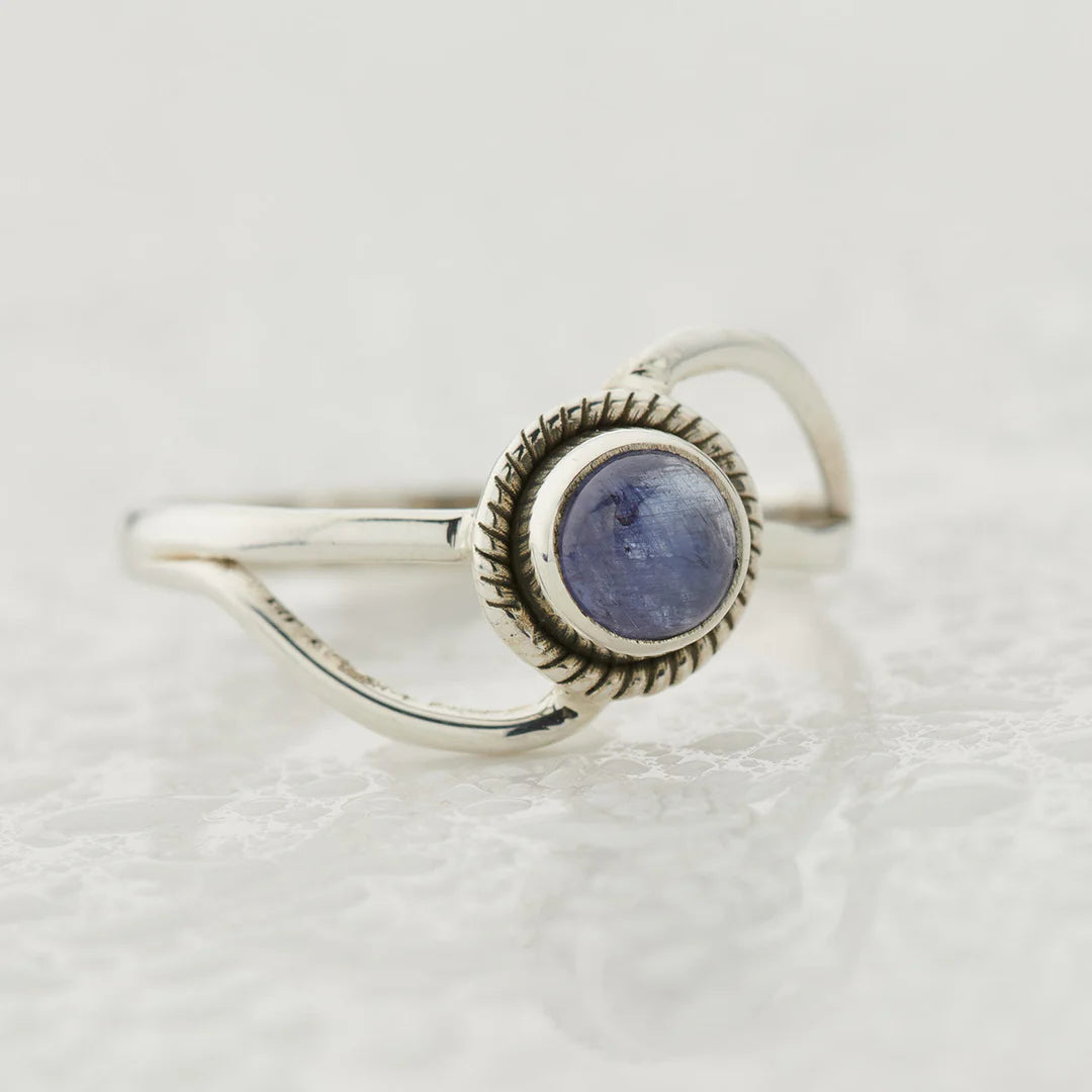 Sterling Silver Infinity Ring - Assorted Size & Gemstone