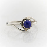 Sterling Silver Infinity Ring - Assorted Size & Gemstone