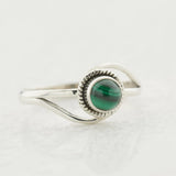 Sterling Silver Infinity Ring - Assorted Size & Gemstone