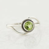 Sterling Silver Infinity Ring - Assorted Size & Gemstone