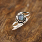 Sterling Silver Infinity Ring - Assorted Size & Gemstone