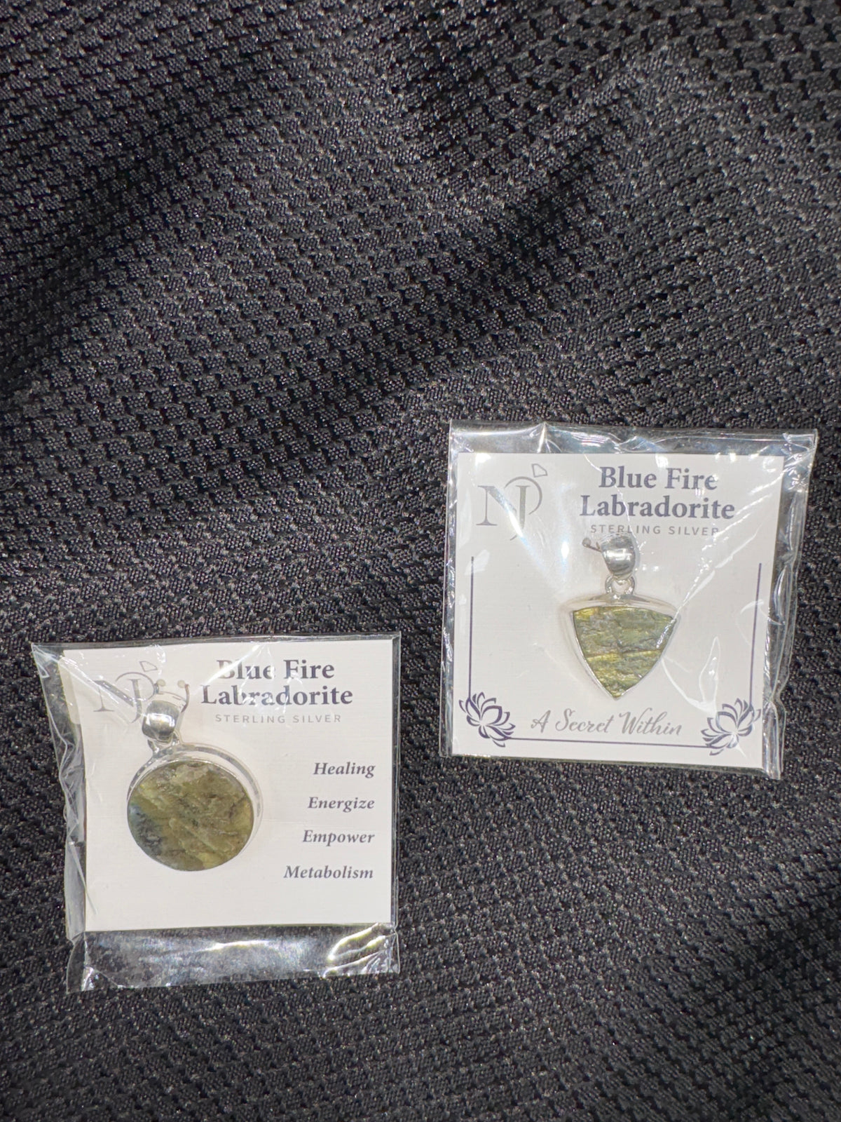 Sterling Silver Blue Fire Labradorite - Pendant