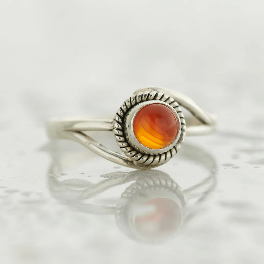 Sterling Silver Infinity Ring - Assorted Size & Gemstone