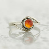 Sterling Silver Infinity Ring - Assorted Size & Gemstone