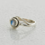 Sterling Silver Infinity Ring - Assorted Size & Gemstone