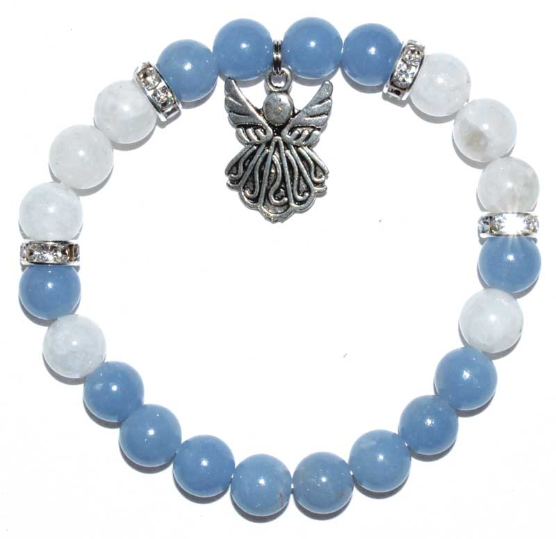 Angelite/RMS Angel bracelet